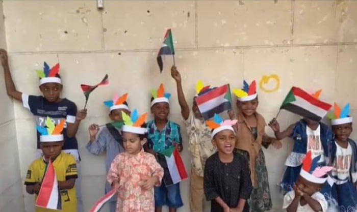 Sudanese children who survived from war celebrated the day of the African Child in Cairo – Egypt